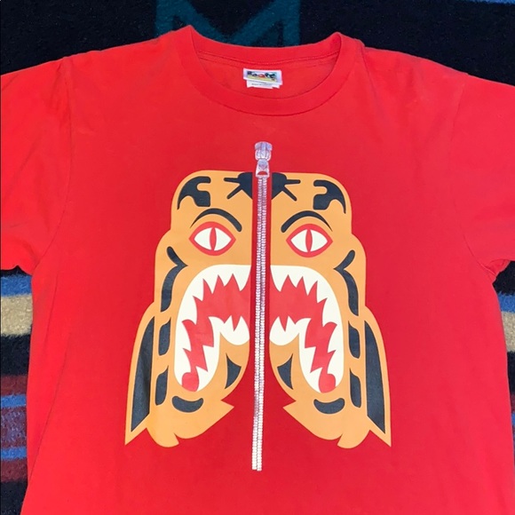 Bape FW18 Red Tiger Tee 🐯🔥 - Picture 3 of 8
